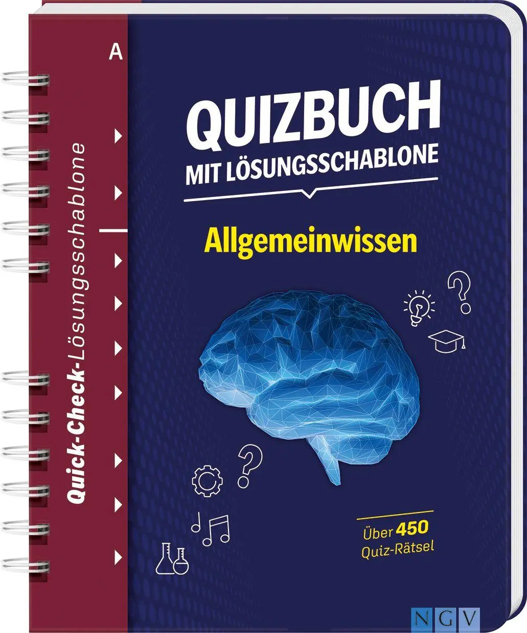 Cover: 9783625198222 | Quizbuch mit Lösungsschablone Allgemeinwissen | Buch | 160 S. | 2026