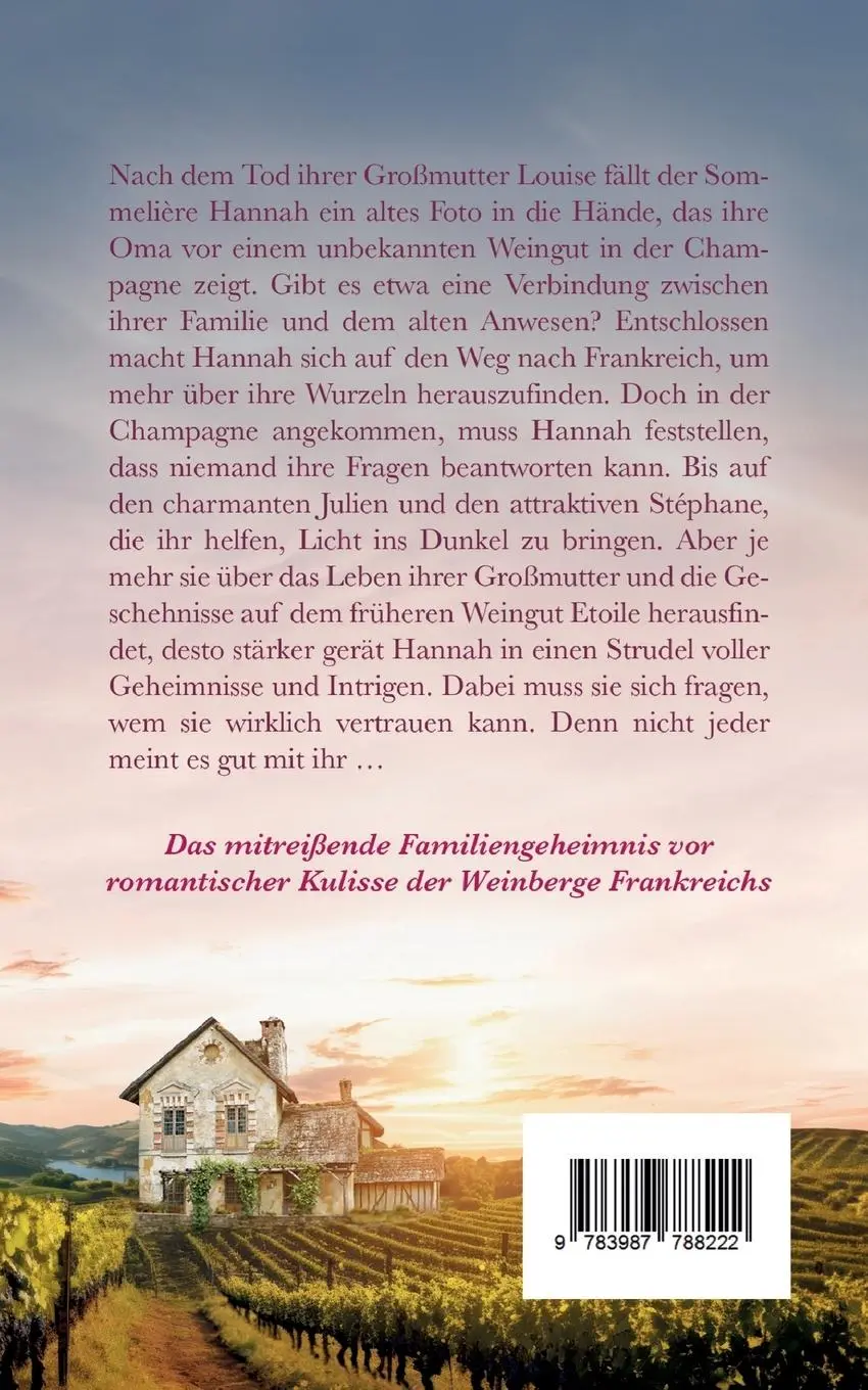 Rückseite: 9783987788222 | Das Erbe des Weinguts Etoile | Heike Hamboch | Taschenbuch | Paperback