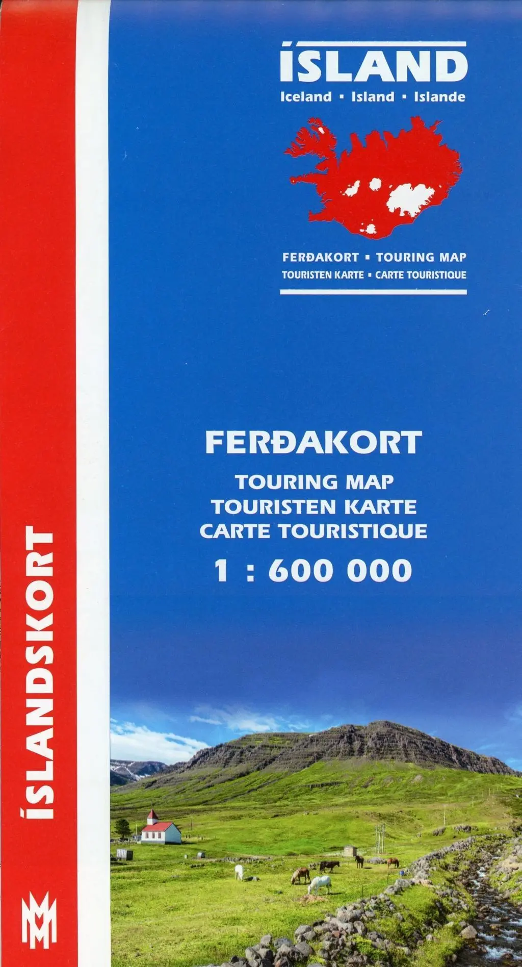 Cover: 9789979338222 | Island Touring Map 1 : 600 000. Ferdakort | H H Hansen | (Land-)Karte