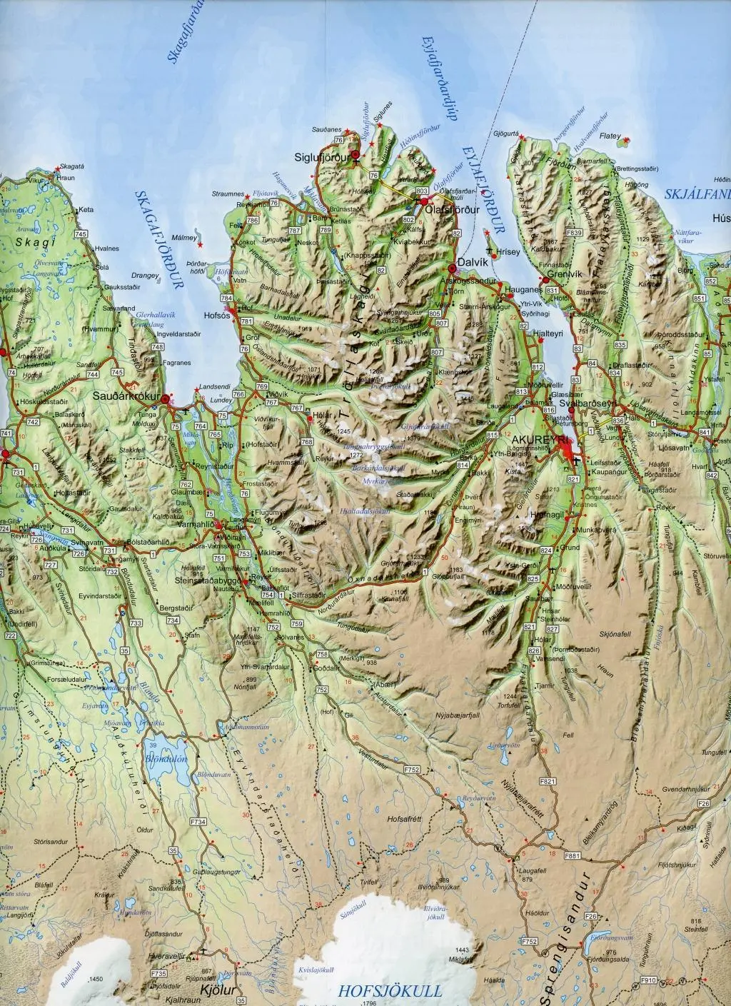 Bild: 9789979338222 | Island Touring Map 1 : 600 000. Ferdakort | H H Hansen | (Land-)Karte