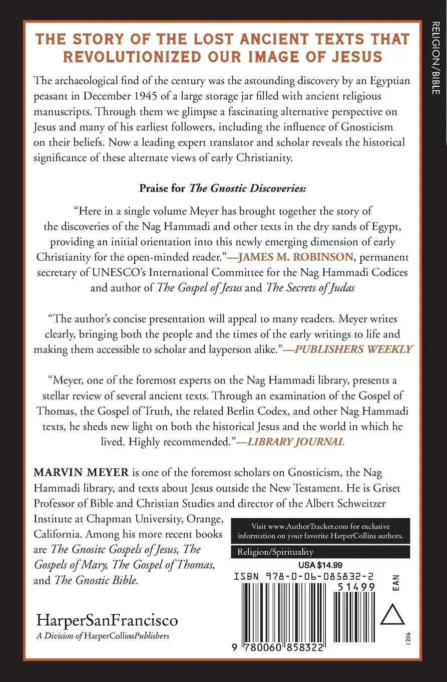 Rückseite: 9780060858322 | The Gnostic Discoveries | The Impact of the Nag Hammadi Library | Buch