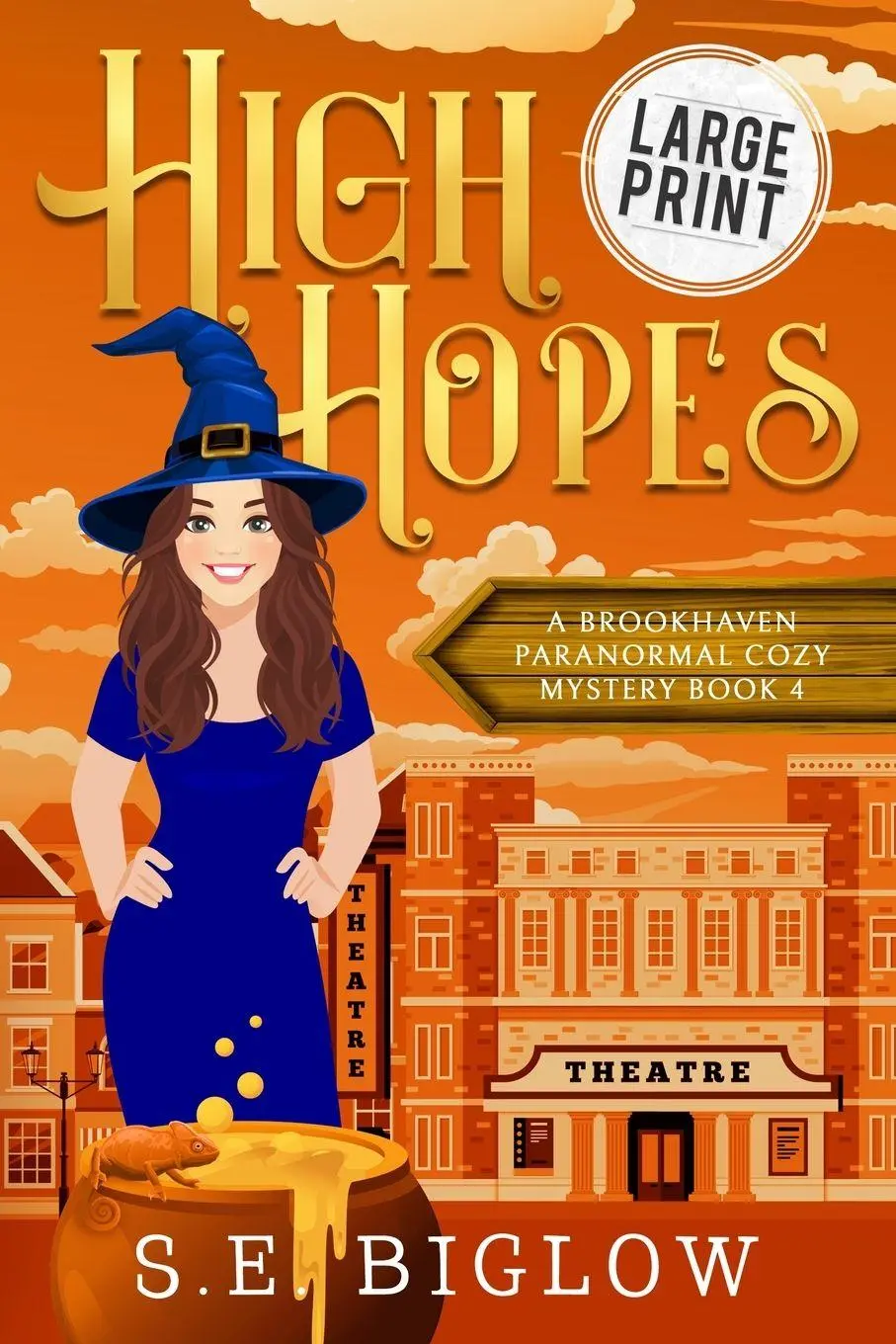 Cover: 9781955988322 | High Hopes | A Large Print Magical Amateur Detective Mystery | Biglow