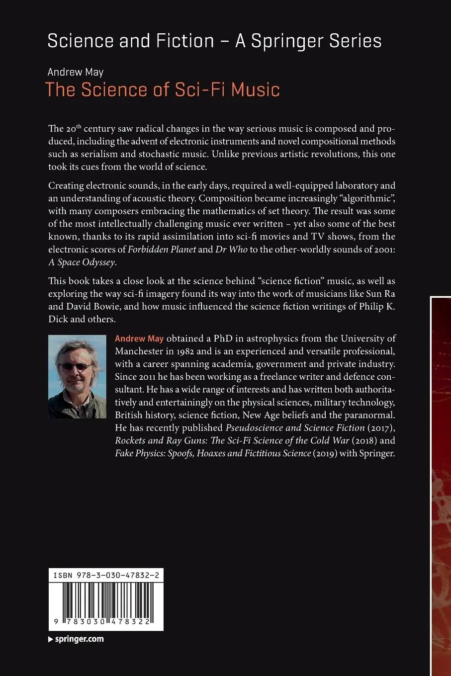 Rückseite: 9783030478322 | The Science of Sci-Fi Music | Andrew May | Taschenbuch | v | Englisch
