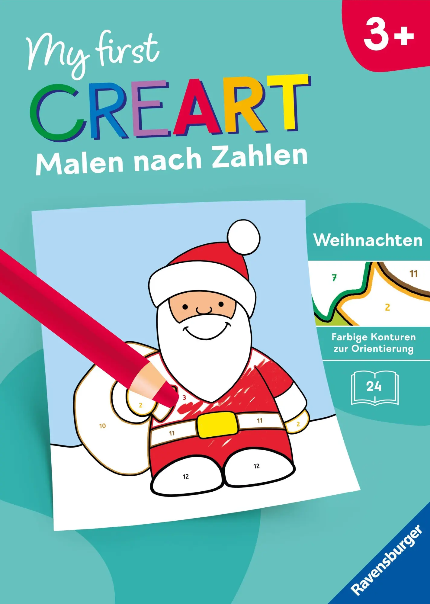 Cover: 9783473488322 | My first CreArt Malen nach Zahlen ab 3 - Weihnachten | Simone Pahl