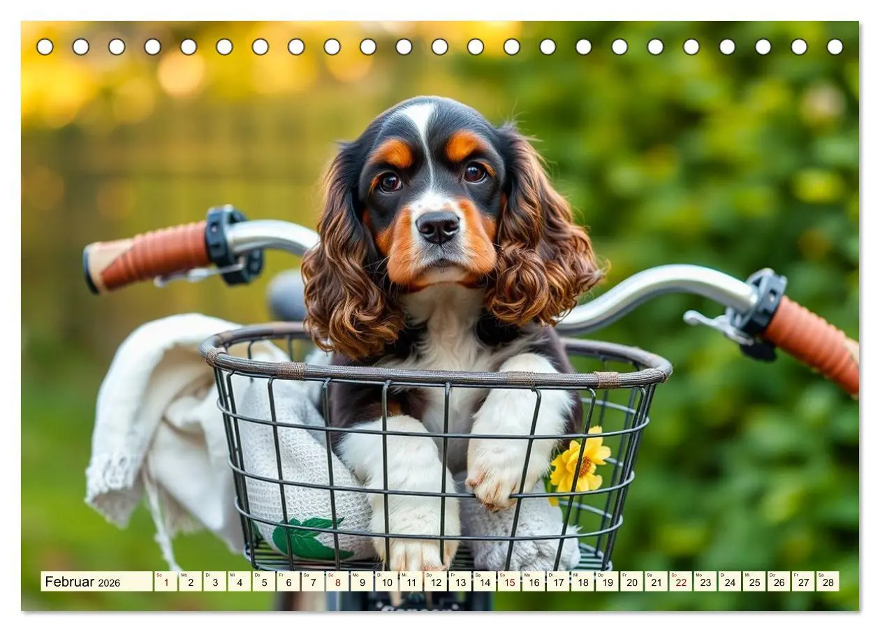 Bild: 9783516598322 | American Cocker Spaniel (Tischkalender 2026 DIN A5 quer), CALVENDO...