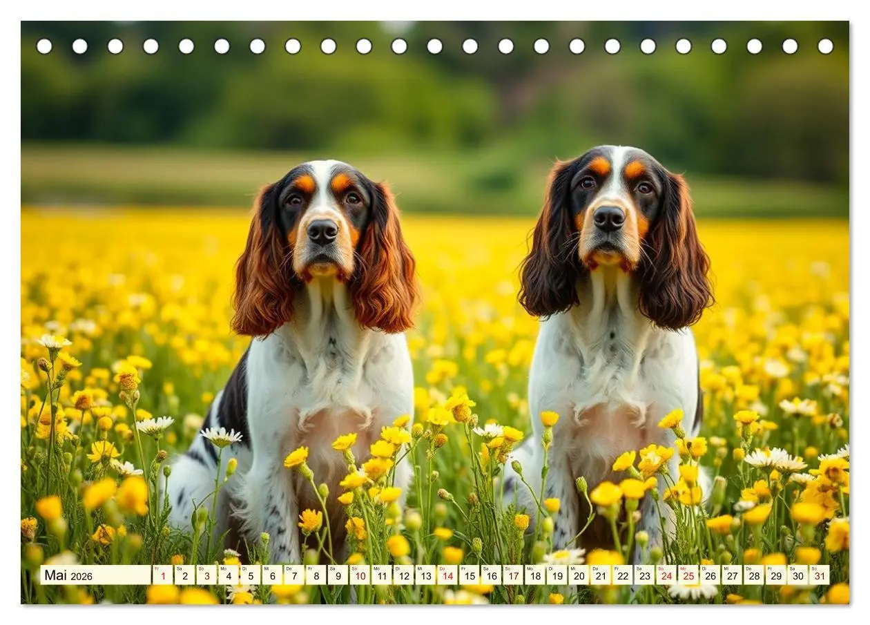 Bild: 9783516598322 | American Cocker Spaniel (Tischkalender 2026 DIN A5 quer), CALVENDO...