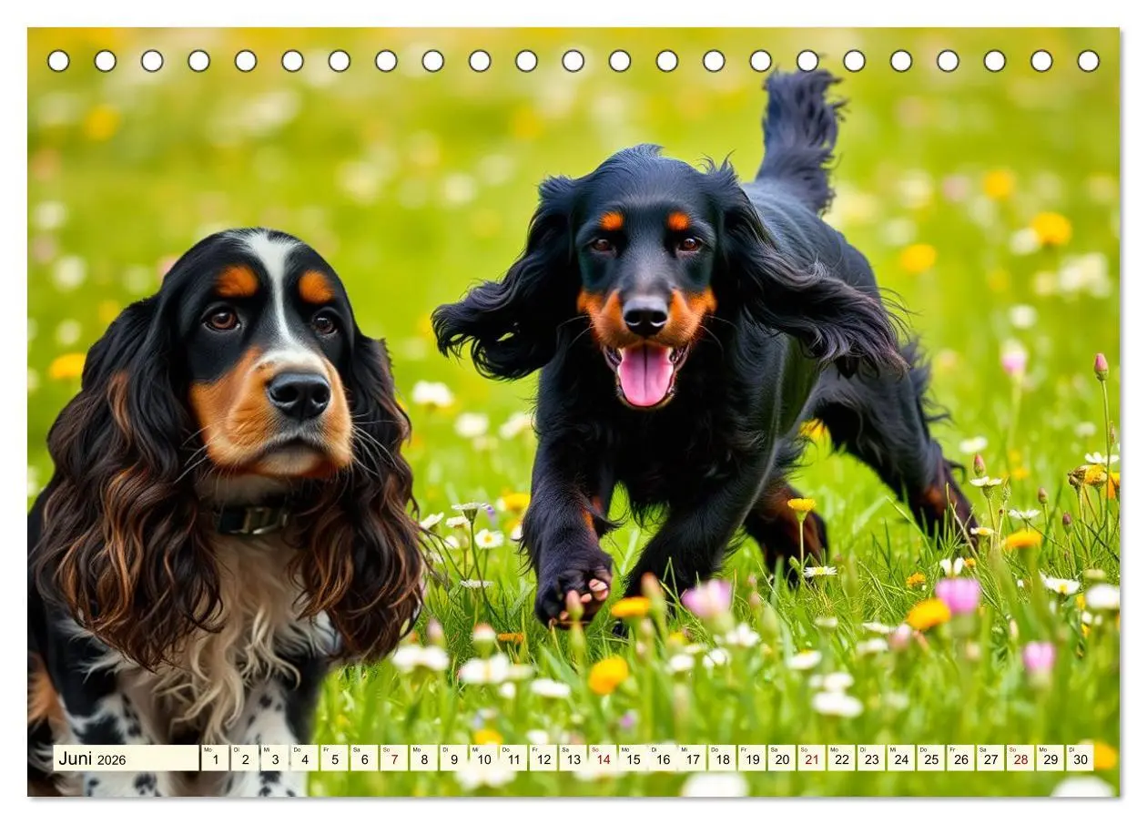 Bild: 9783516598322 | American Cocker Spaniel (Tischkalender 2026 DIN A5 quer), CALVENDO...