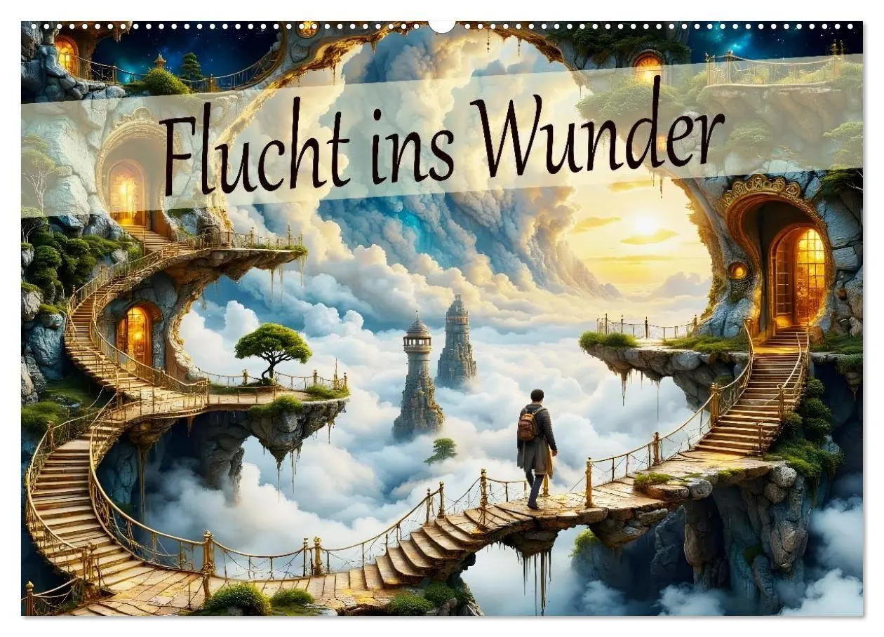 Cover: 9783516668322 | Flucht ins Wunder (Wandkalender 2026 DIN A2 quer), CALVENDO...
