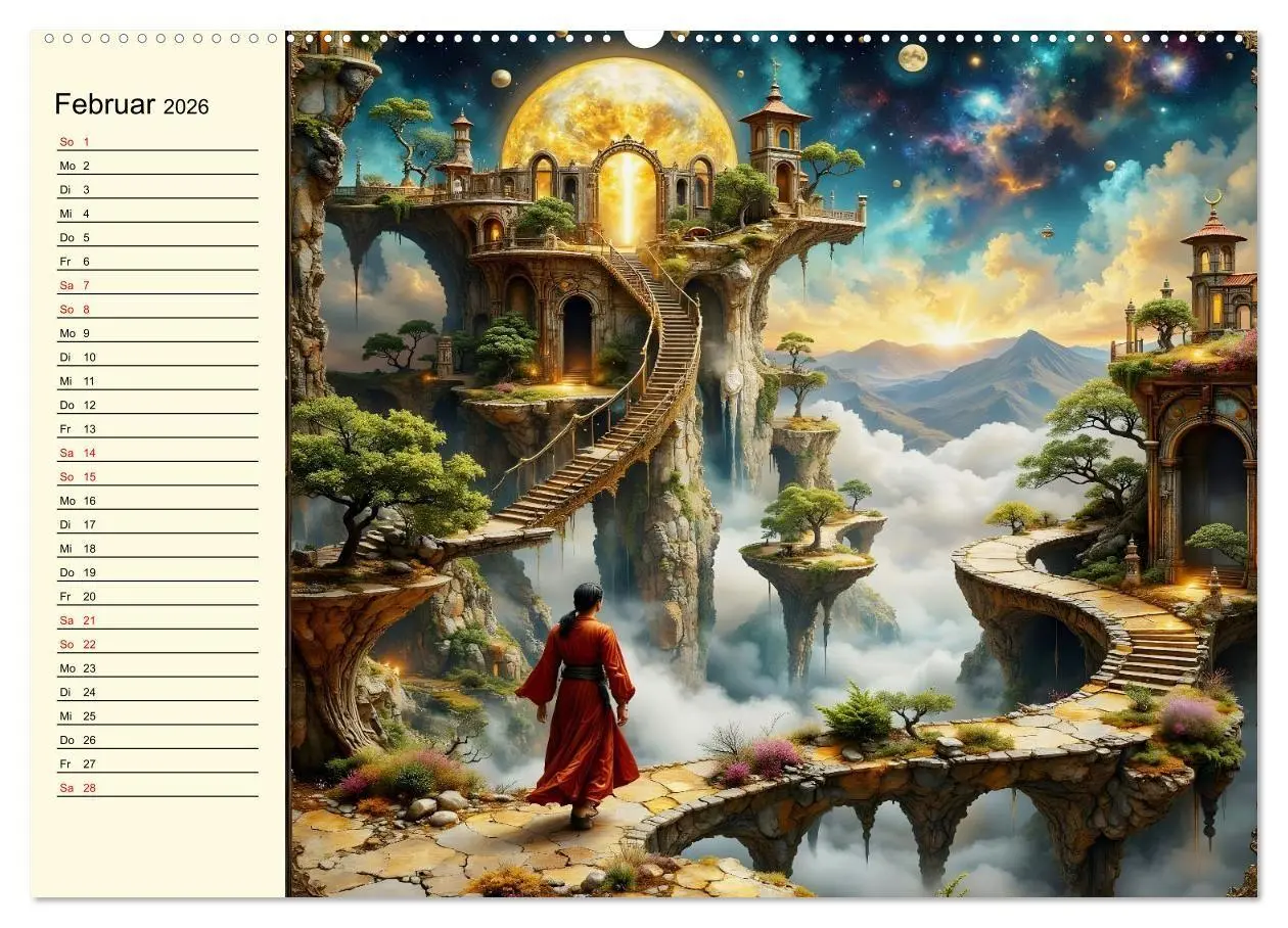 Bild: 9783516668322 | Flucht ins Wunder (Wandkalender 2026 DIN A2 quer), CALVENDO...