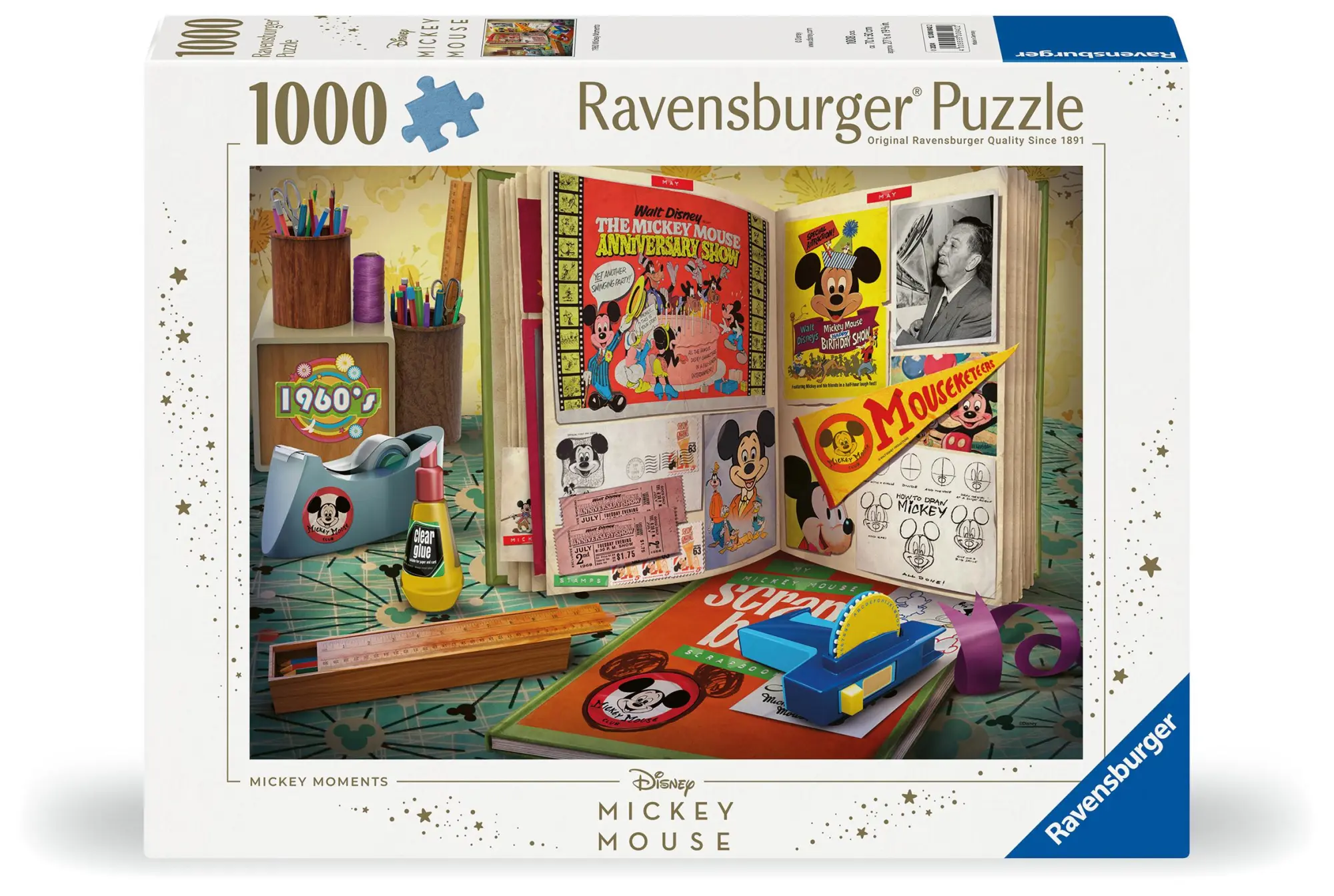 Cover: 4005555008422 | Erwachsenenpuzzle 1000 Teile - Disney Micky Maus - 1960 Mickey Moments