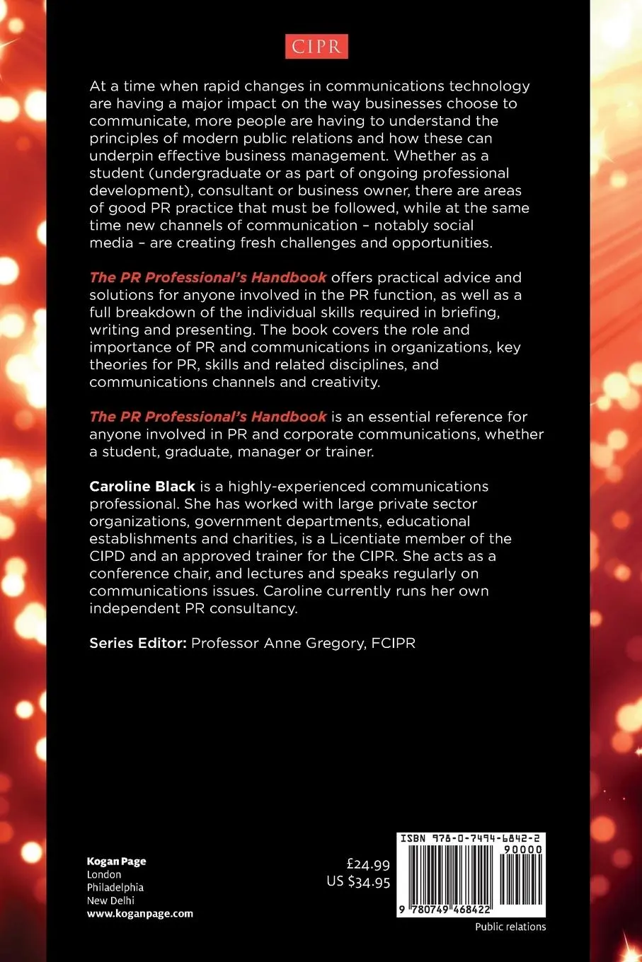 Rückseite: 9780749468422 | The PR Professional's Handbook | Powerful, Practical Communications
