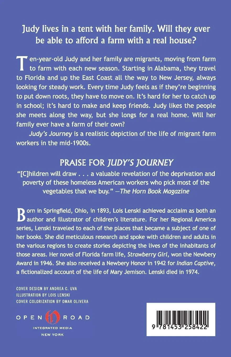 Rückseite: 9781453258422 | Judy's Journey | Lois Lenski | Taschenbuch | Kartoniert / Broschiert