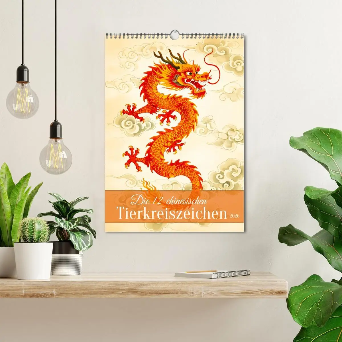 Bild: 9783516728422 | Die 12 chinesischen Tierkreiszeichen (Wandkalender 2026 DIN A3...