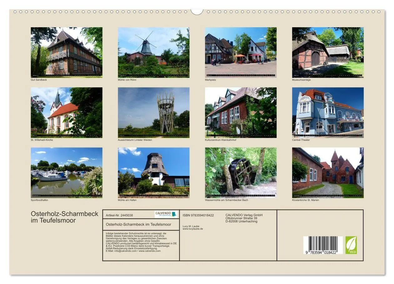 Bild: 9783594018422 | Osterholz-Scharmbeck im Teufelsmoor (hochwertiger Premium...