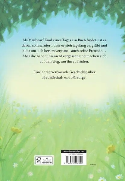 Rückseite: 9783741528422 | Maulwurf Emil findet ein Buch | Helena Kralji¿ | Buch | 32 S. | 2025
