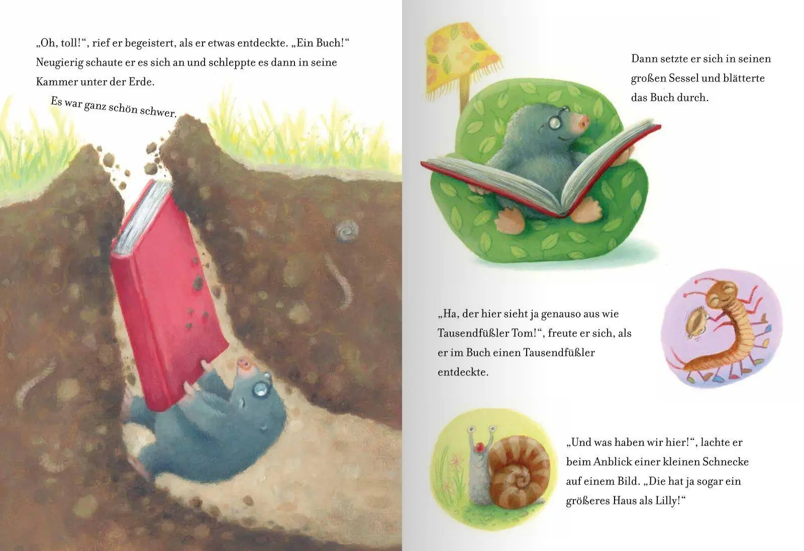 Bild: 9783741528422 | Maulwurf Emil findet ein Buch | Helena Kralji¿ | Buch | 32 S. | 2025