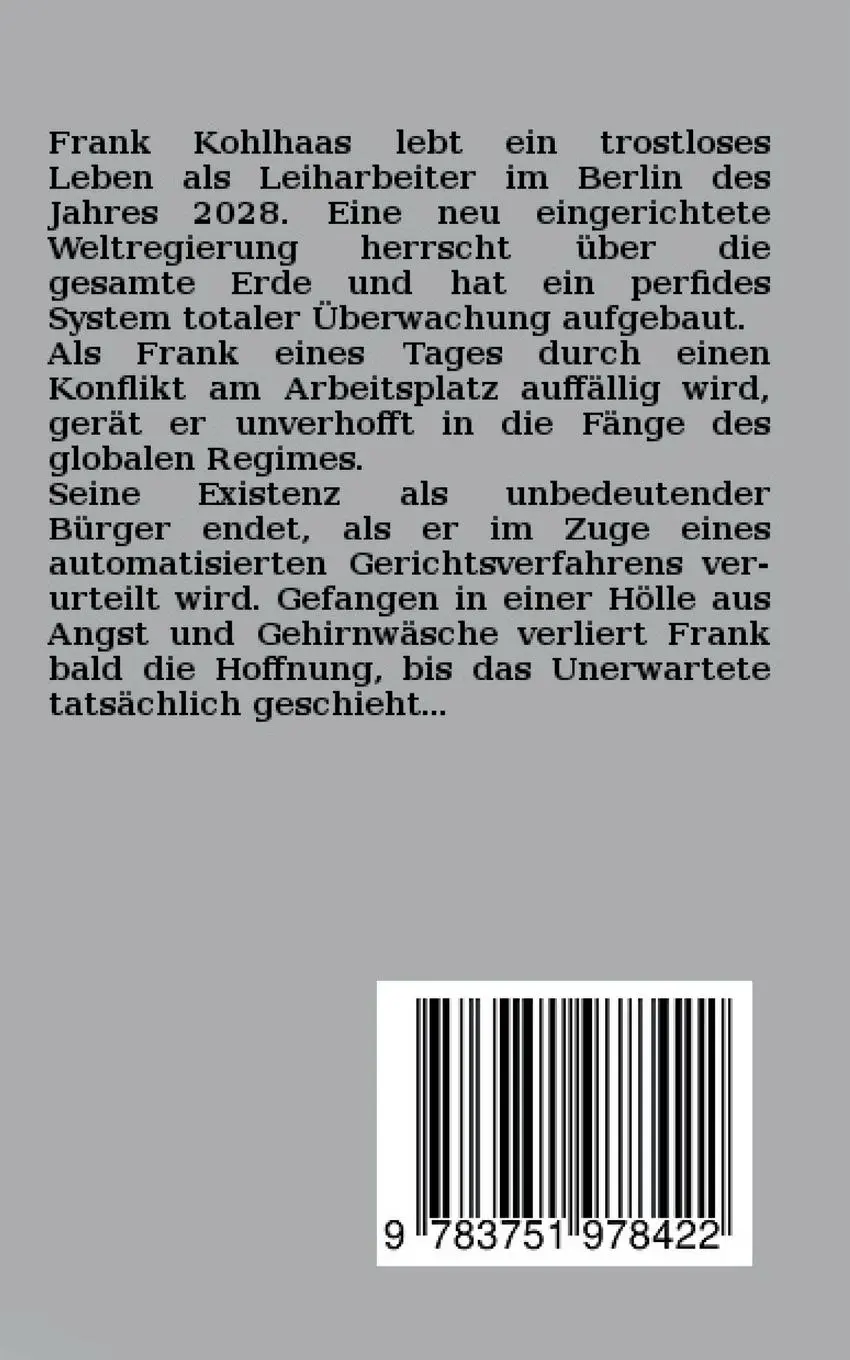 Rückseite: 9783751978422 | Beutewelt | Zukunft in Ketten | Alexander Merow | Taschenbuch | 236 S.
