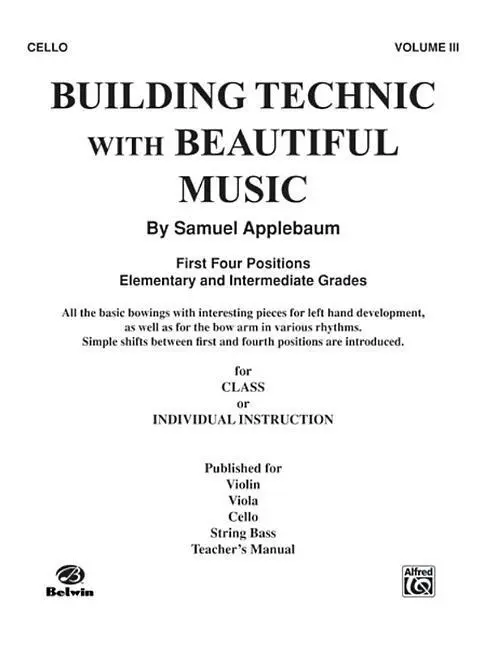 Cover: 9780769258522 | Building Technic With Beautiful Music, Book III | Samuel Applebaum
