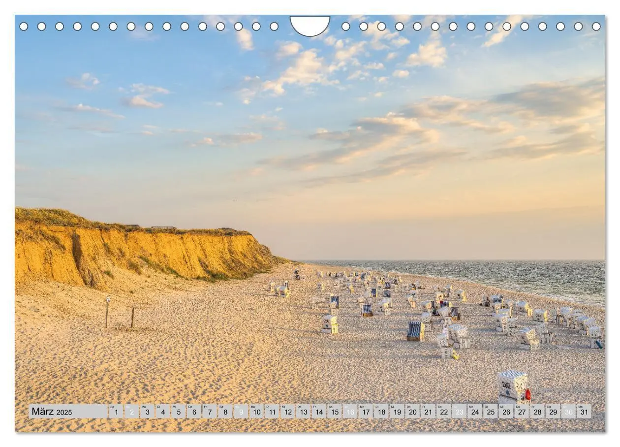 Bild: 9783383828522 | Wunderschönes Sylt - Perle der Nordsee (Wandkalender 2025 DIN A4...