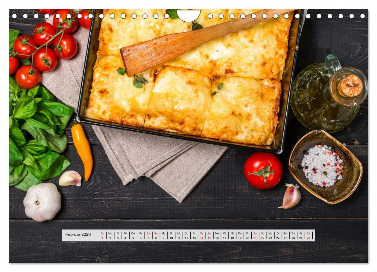 Bild: 9783457628522 | Mediterrane Küche - Gesund &amp; Lecker (Wandkalender 2026 DIN A4...