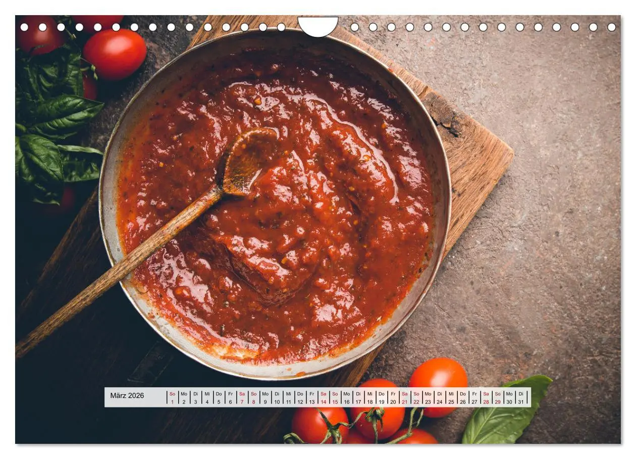 Bild: 9783457628522 | Mediterrane Küche - Gesund &amp; Lecker (Wandkalender 2026 DIN A4...