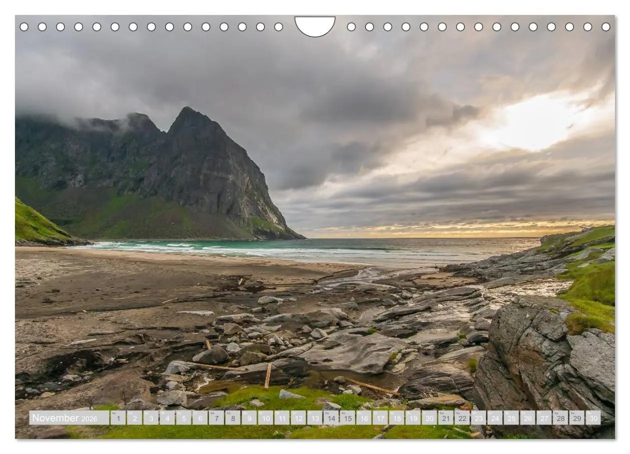 Bild: 9783516198522 | Norwegen (Wandkalender 2026 DIN A4 quer), CALVENDO Monatskalender