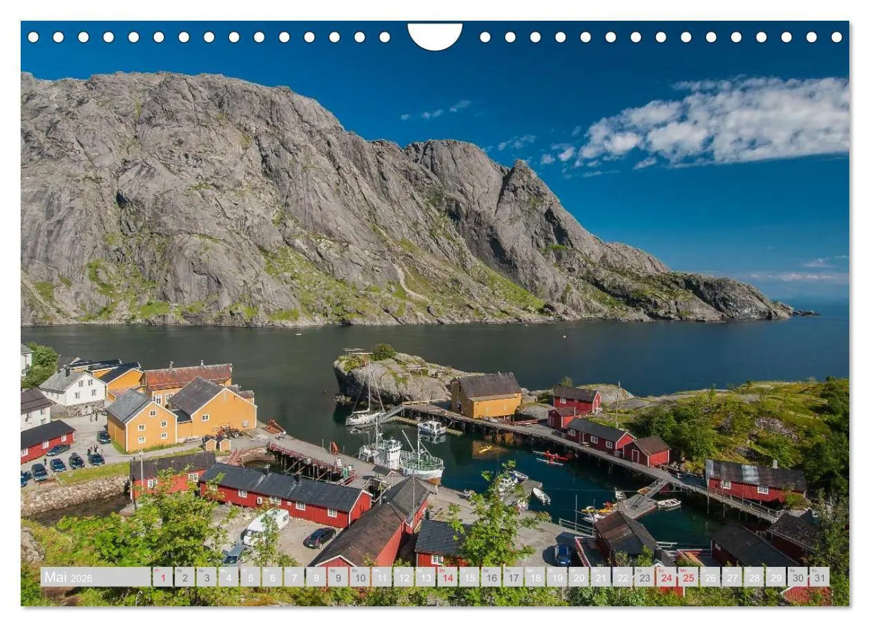 Bild: 9783516198522 | Norwegen (Wandkalender 2026 DIN A4 quer), CALVENDO Monatskalender