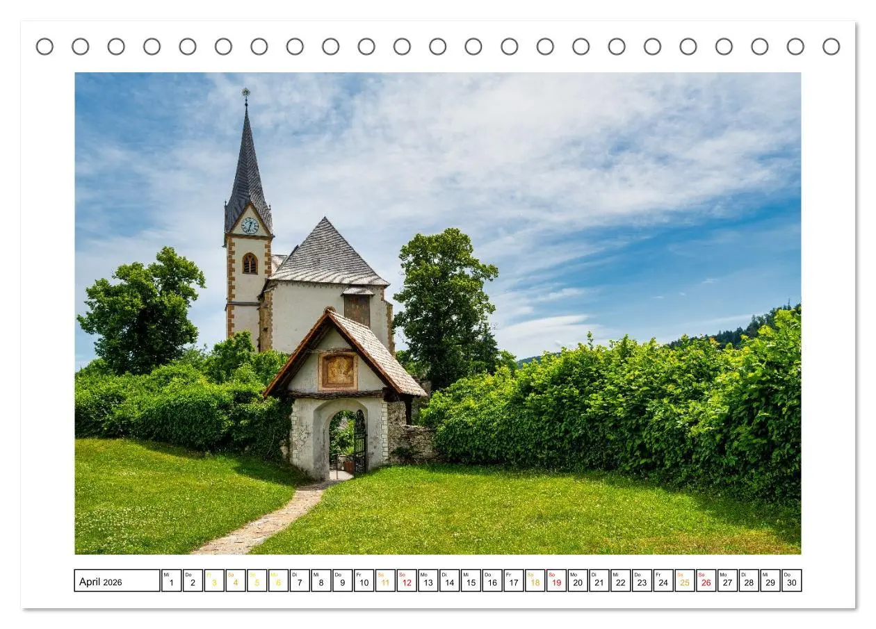 Bild: 9783516648522 | Rund um den Wörthersee in Österreich (Tischkalender 2026 DIN A5...