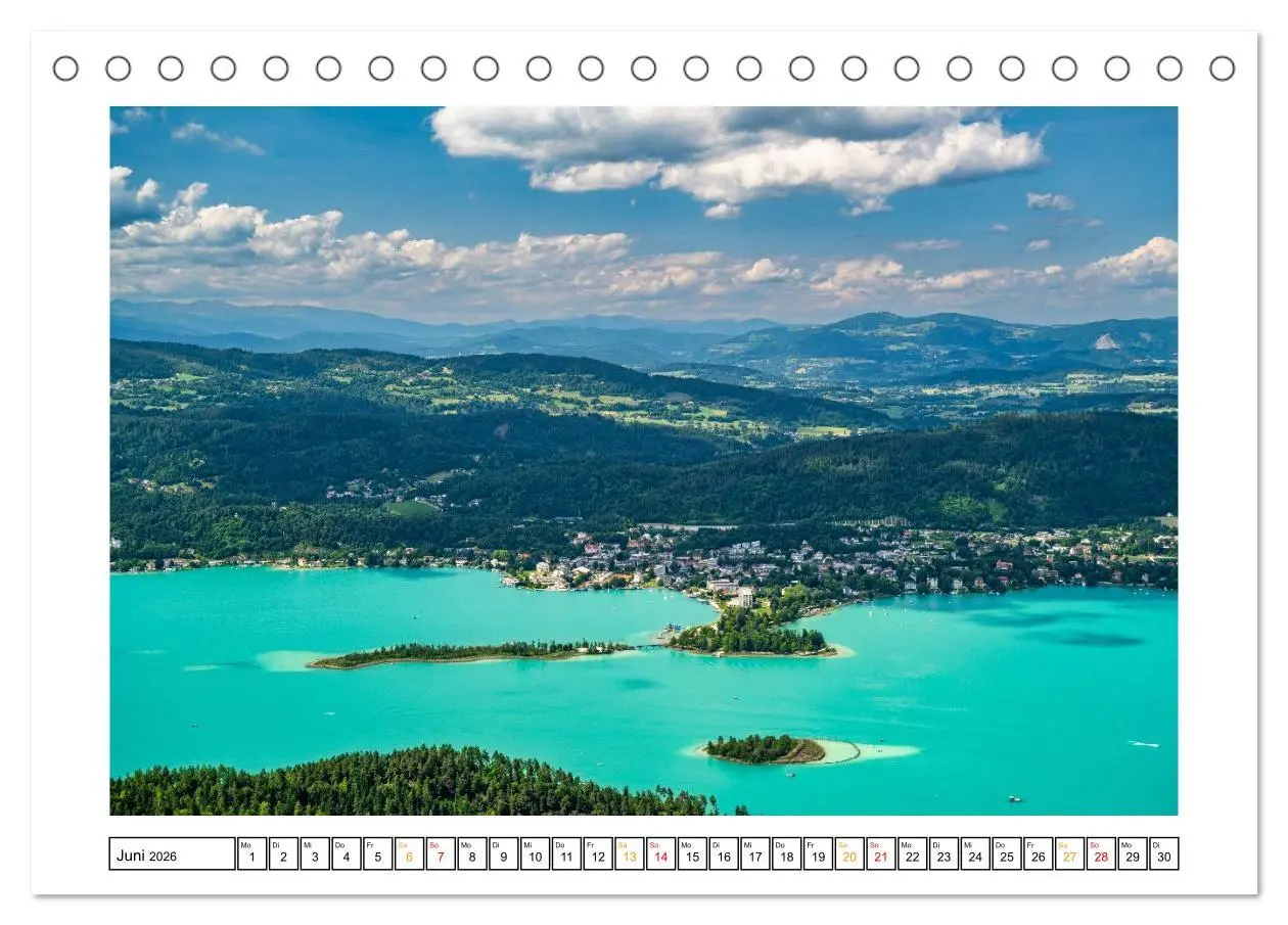 Bild: 9783516648522 | Rund um den Wörthersee in Österreich (Tischkalender 2026 DIN A5...