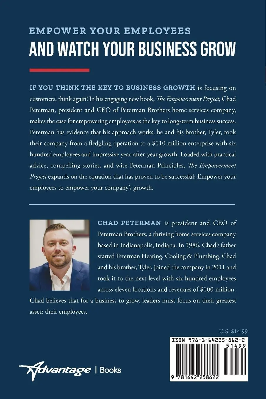 Rückseite: 9781642258622 | The Empowerment Project | Grow Your People, Grow Your Business | Buch