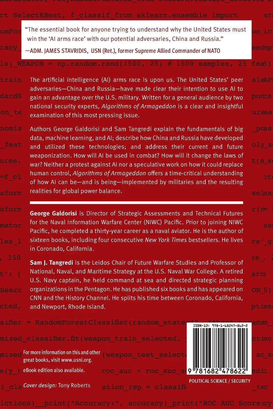 Rückseite: 9781682478622 | Algorithms of Armageddon | George Galdorisi (u. a.) | Taschenbuch