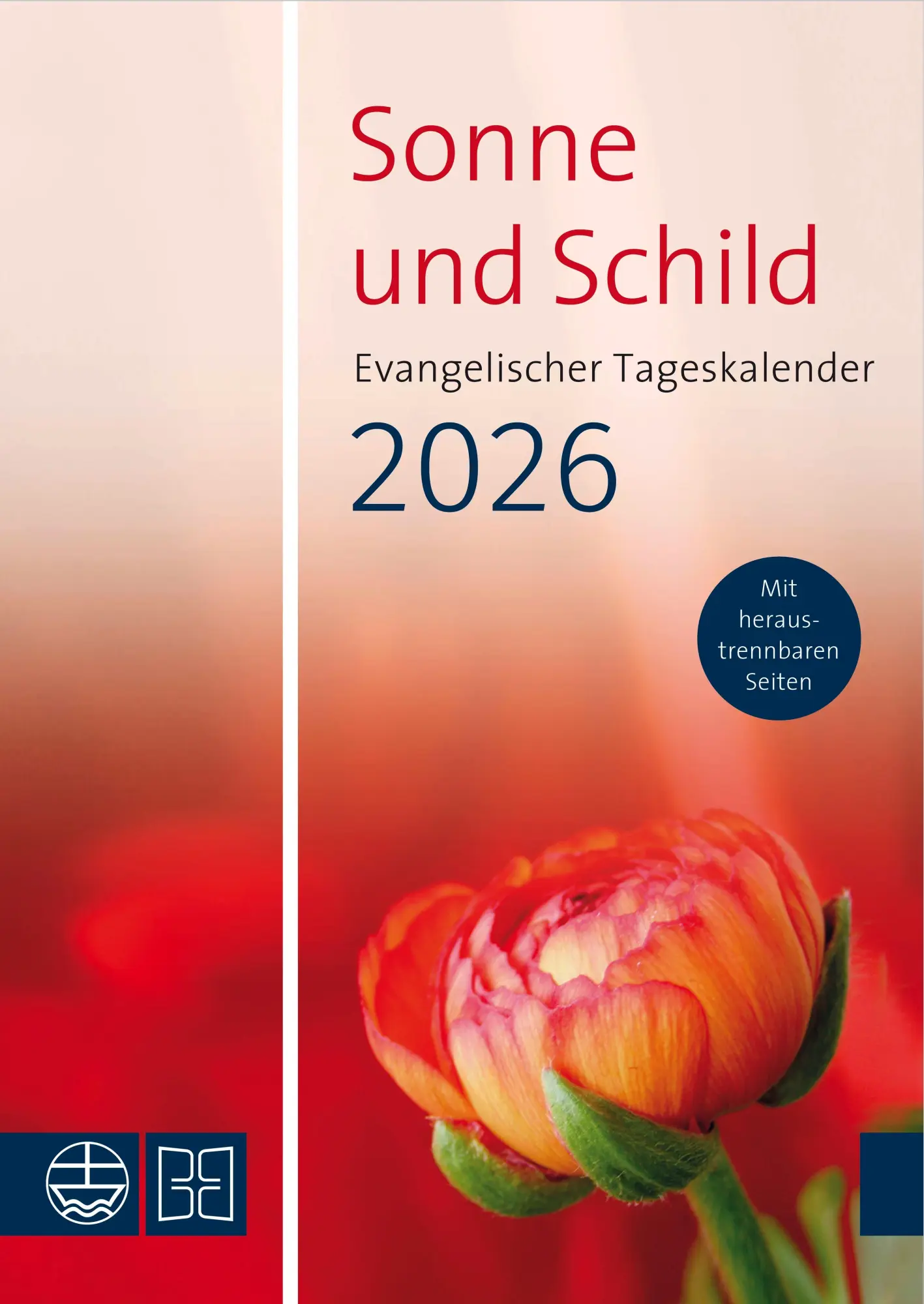 Cover: 9783374078622 | Sonne und Schild 2026 | Evangelischer Tageskalender 2026 | Neijenhuis