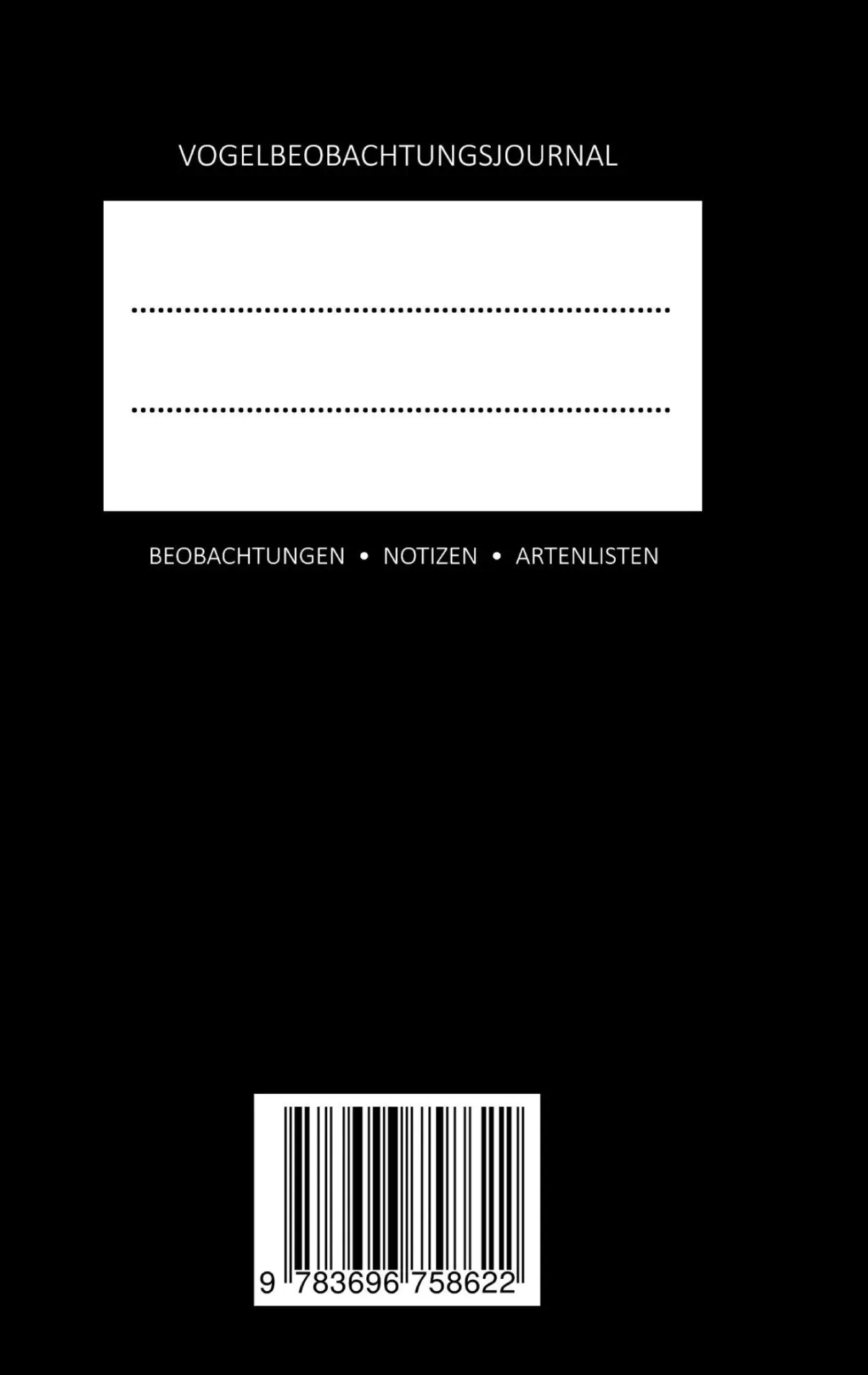 Rückseite: 9783696758622 | Vogelbeobachtungsjournal | Vögel Europas | Sandra Blättler (u. a.)