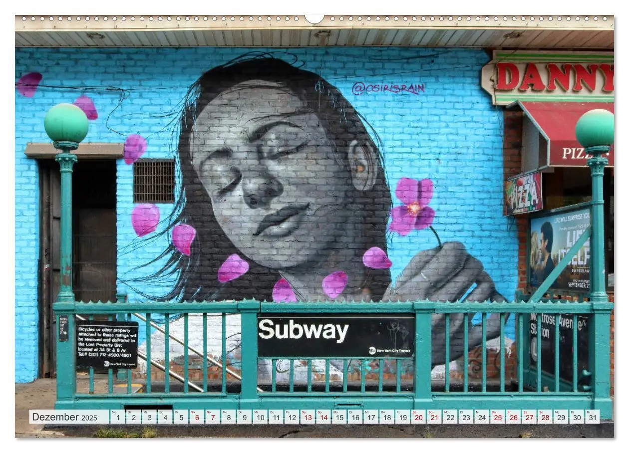 Bild: 9783435138722 | American Street Art - tätowierte Wände (Wandkalender 2025 DIN A2...
