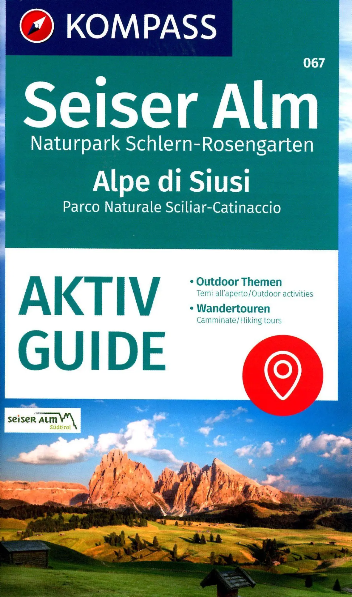 Bild: 9783991218722 | KOMPASS Wanderkarte 067 Seiser Alm, Naturpark Schlern-Rosengarten /...
