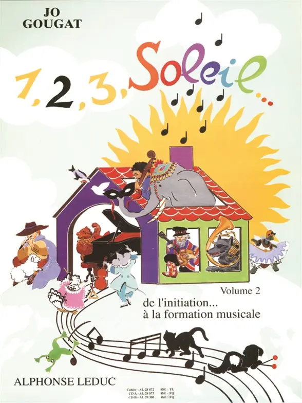 Cover: 9790046288722 | 1,2,3 Soleil de l'Initiation - Volume 2 | Jo Gougat | Buch + CD