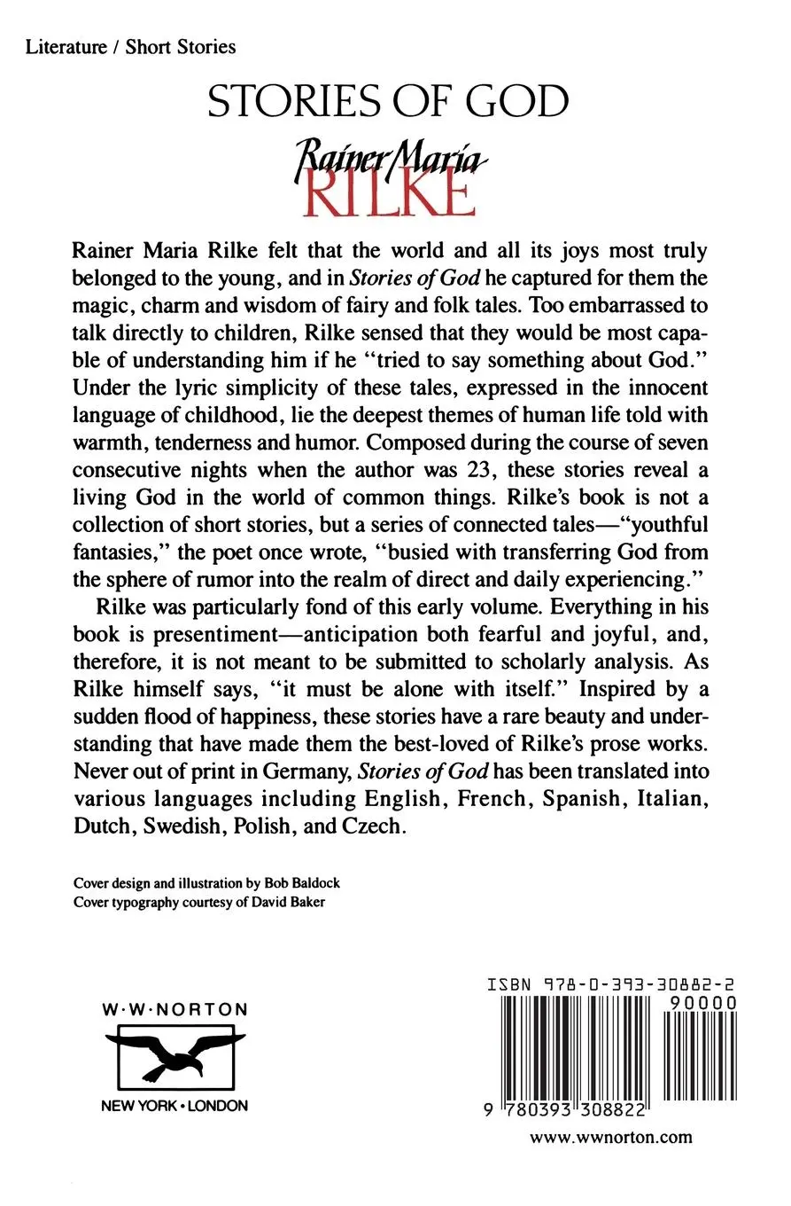 Rückseite: 9780393308822 | Stories of God | Rainer Maria Rilke | Taschenbuch | Englisch | 1992