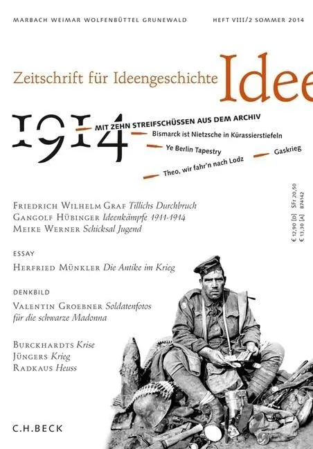 Cover: 9783406658822 | Zeitschrift für Ideengeschichte Heft VIII/2 Sommer 2014 | Sonja Asal