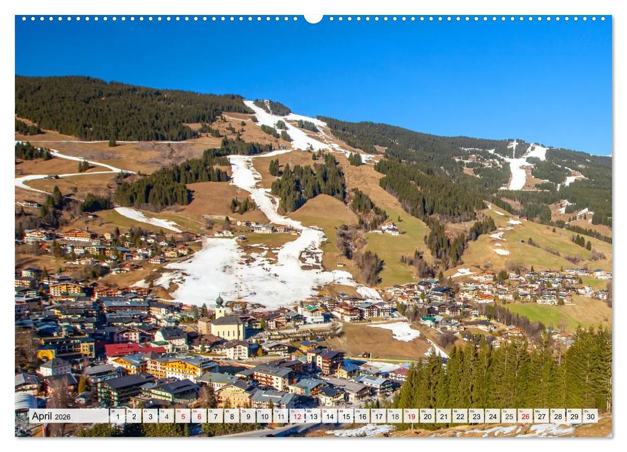 Bild: 9783457458822 | Grüße aus Saalbach (Wandkalender 2026 DIN A2 quer), CALVENDO...