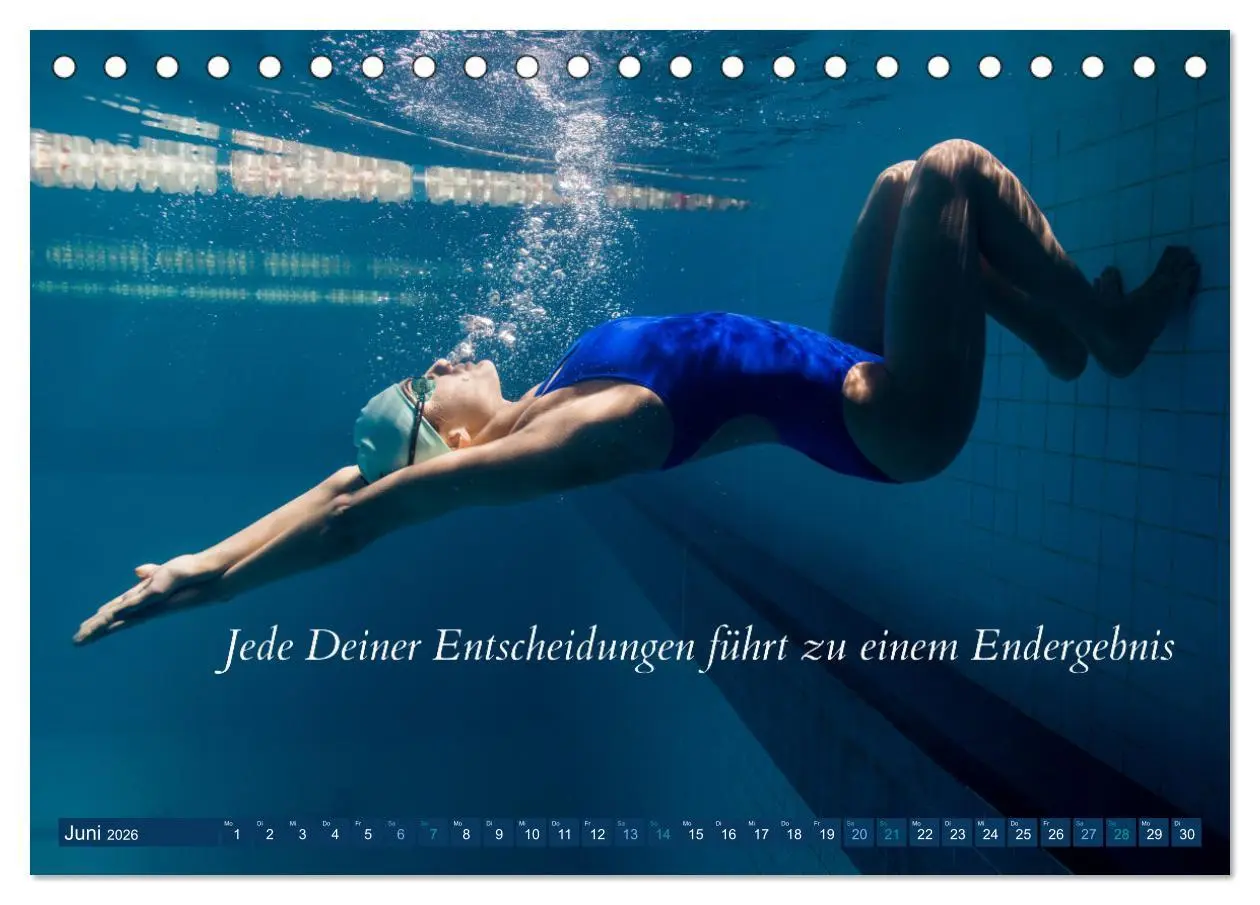 Bild: 9783457528822 | Schwimmen und SUP Begleitet mit coolen Sprüchen (Tischkalender 2026...