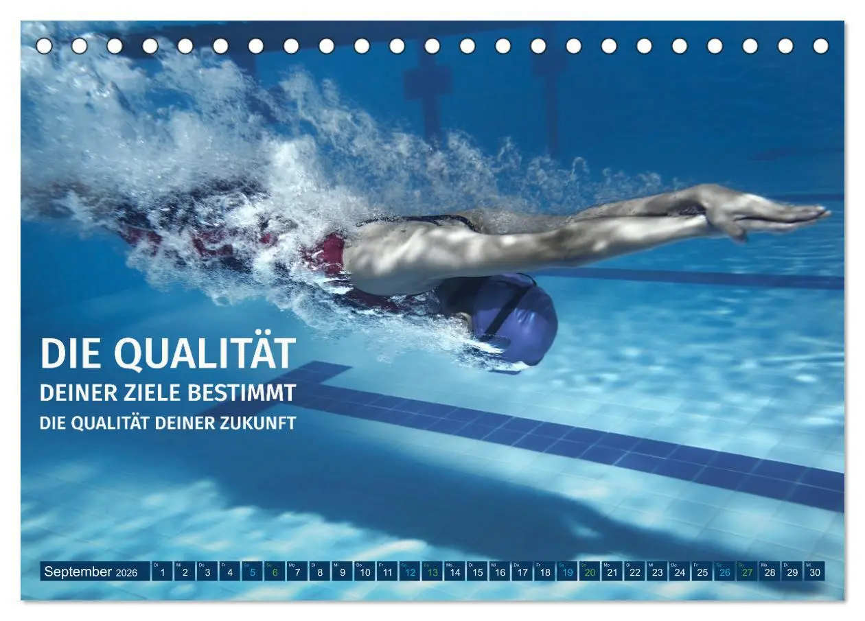 Bild: 9783457528822 | Schwimmen und SUP Begleitet mit coolen Sprüchen (Tischkalender 2026...
