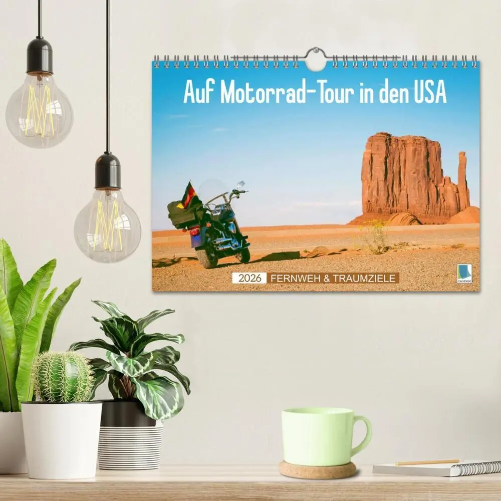 Bild: 9783457698822 | Fernweh und Traumziele: Auf Motorrad-Tour in den USA (Wandkalender...