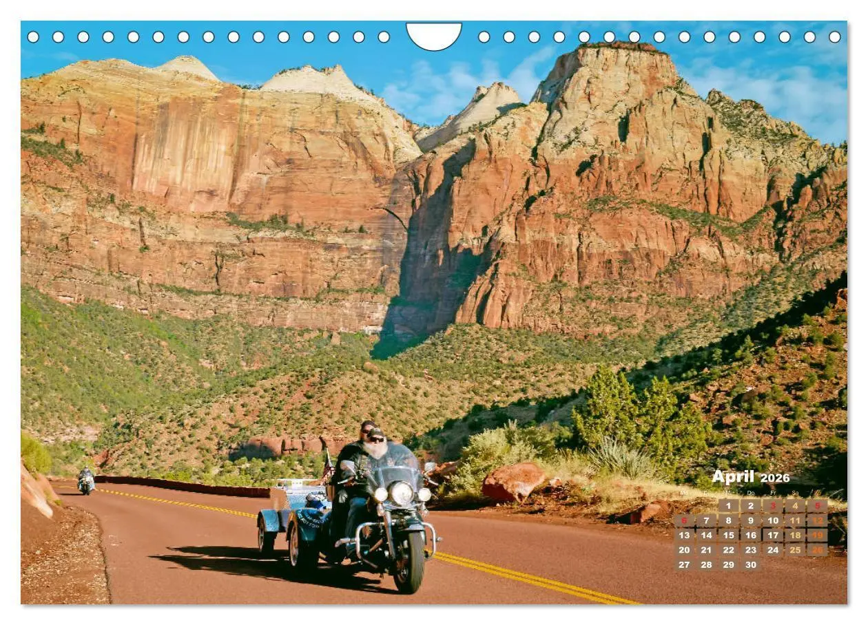 Bild: 9783457698822 | Fernweh und Traumziele: Auf Motorrad-Tour in den USA (Wandkalender...