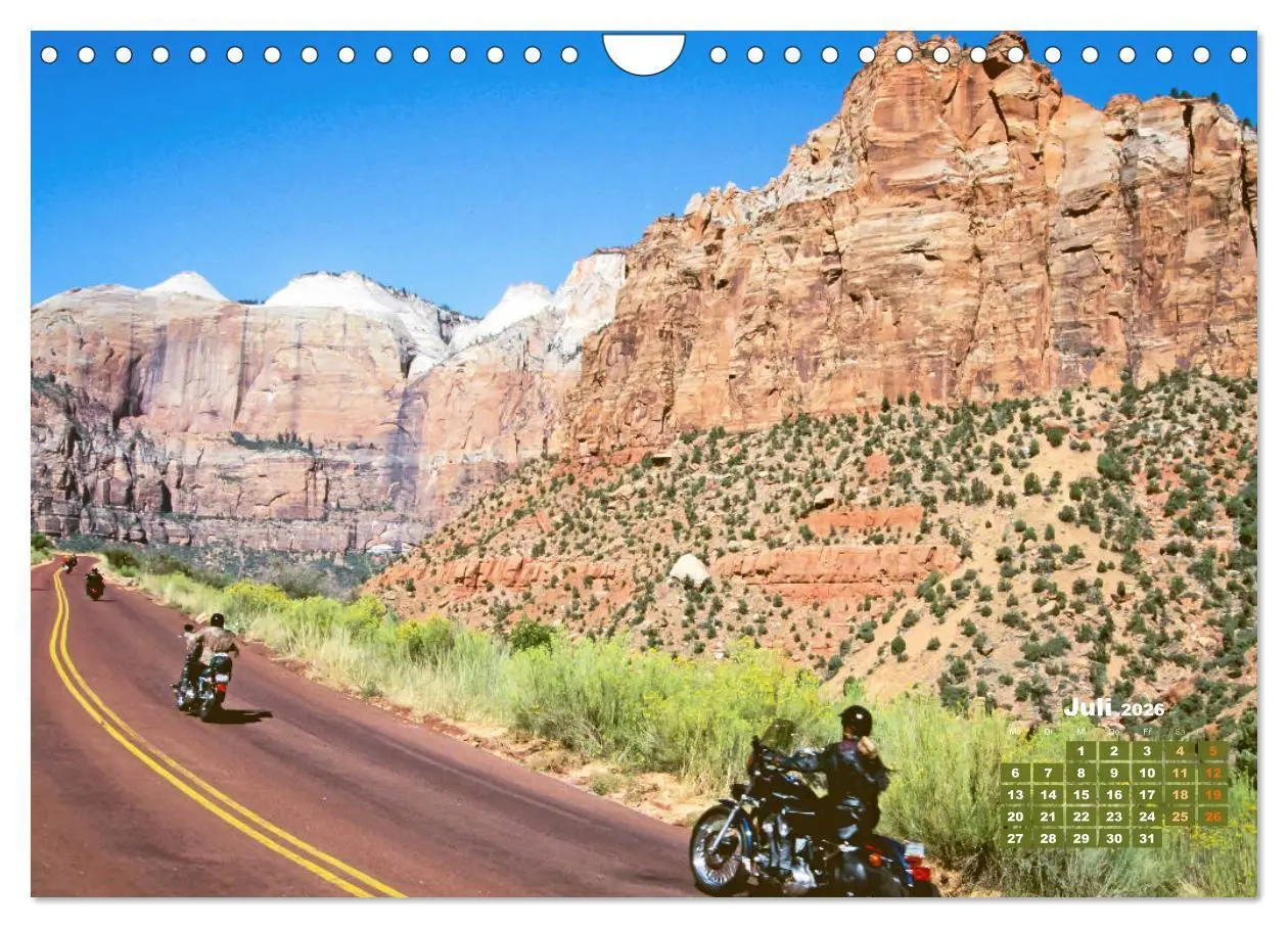 Bild: 9783457698822 | Fernweh und Traumziele: Auf Motorrad-Tour in den USA (Wandkalender...