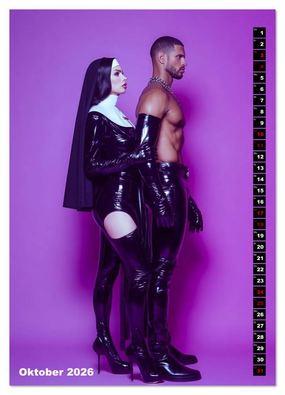 Bild: 9783516618822 | Latex und Dominanz - The Purple Box (Wandkalender 2026 DIN A3...