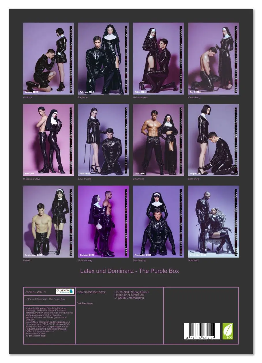 Bild: 9783516618822 | Latex und Dominanz - The Purple Box (Wandkalender 2026 DIN A3...