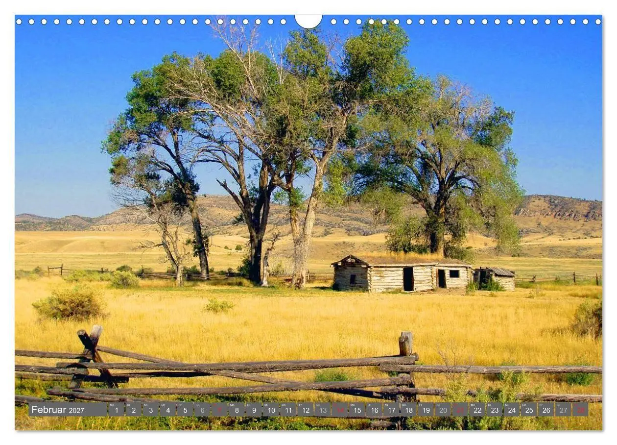 Bild: 9783594148822 | Wyoming ¿ Impressionen (Wandkalender 2027 DIN A3 quer), CALVENDO...