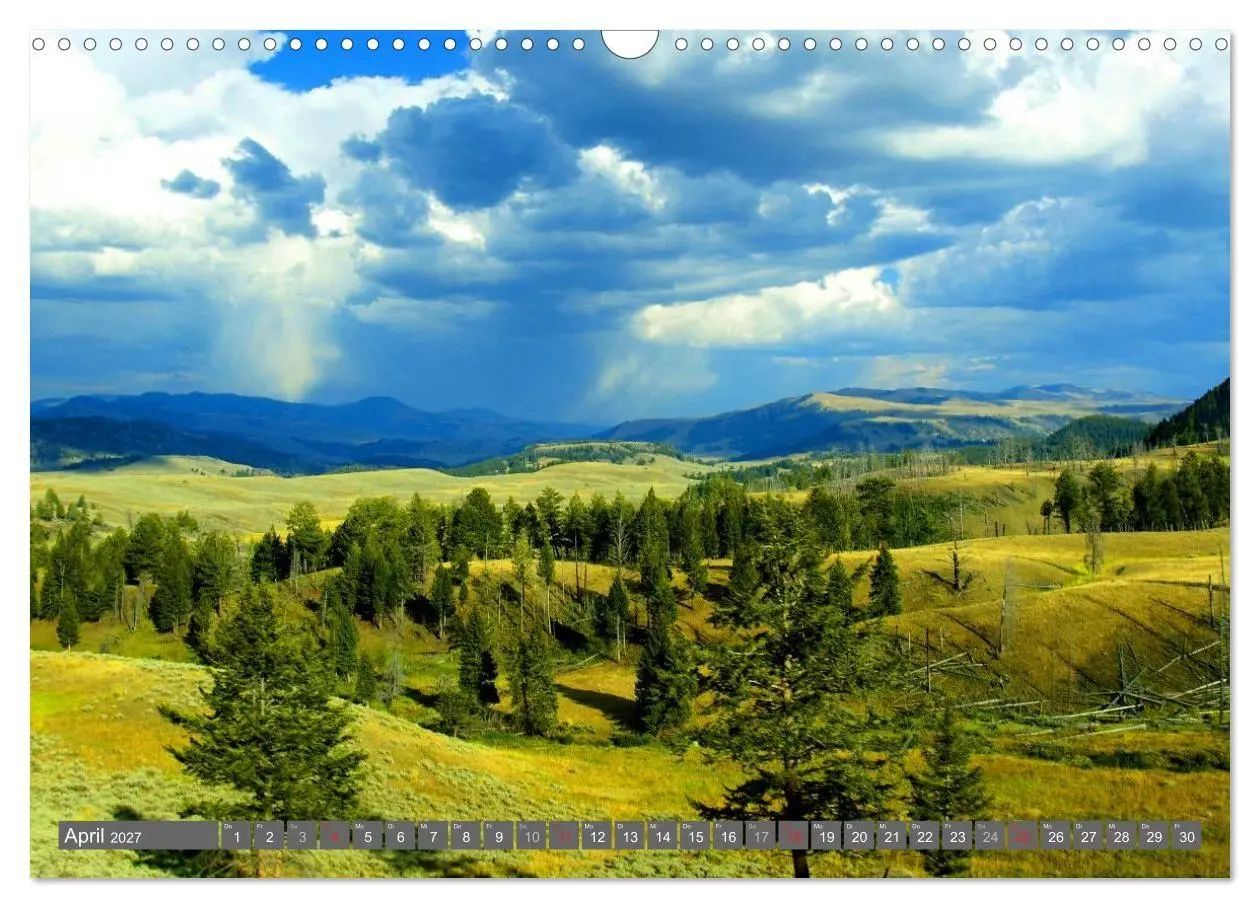 Bild: 9783594148822 | Wyoming ¿ Impressionen (Wandkalender 2027 DIN A3 quer), CALVENDO...