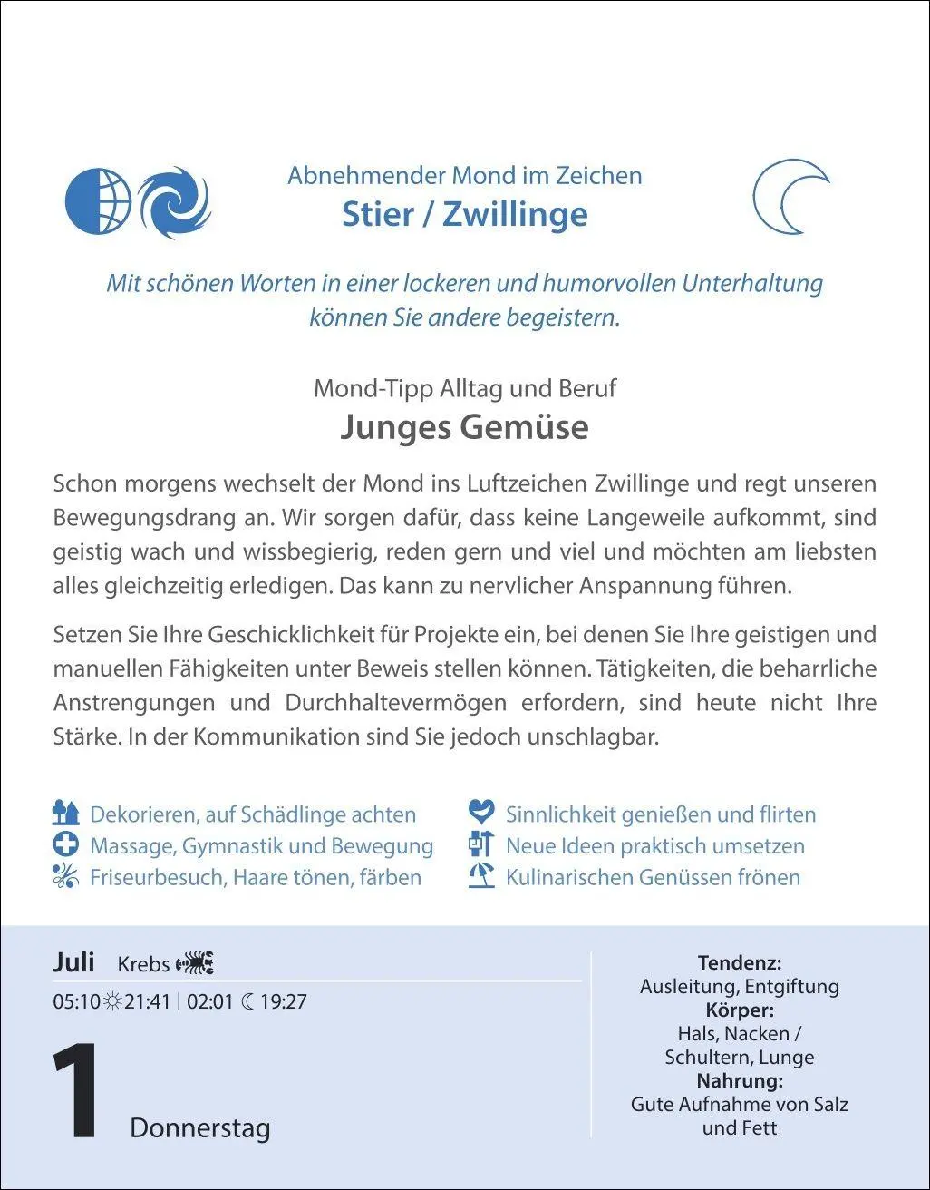 Bild: 9783840038822 | Leben mit dem Mond Tagesabreißkalender 2027 - Praktische Tipps Tag...