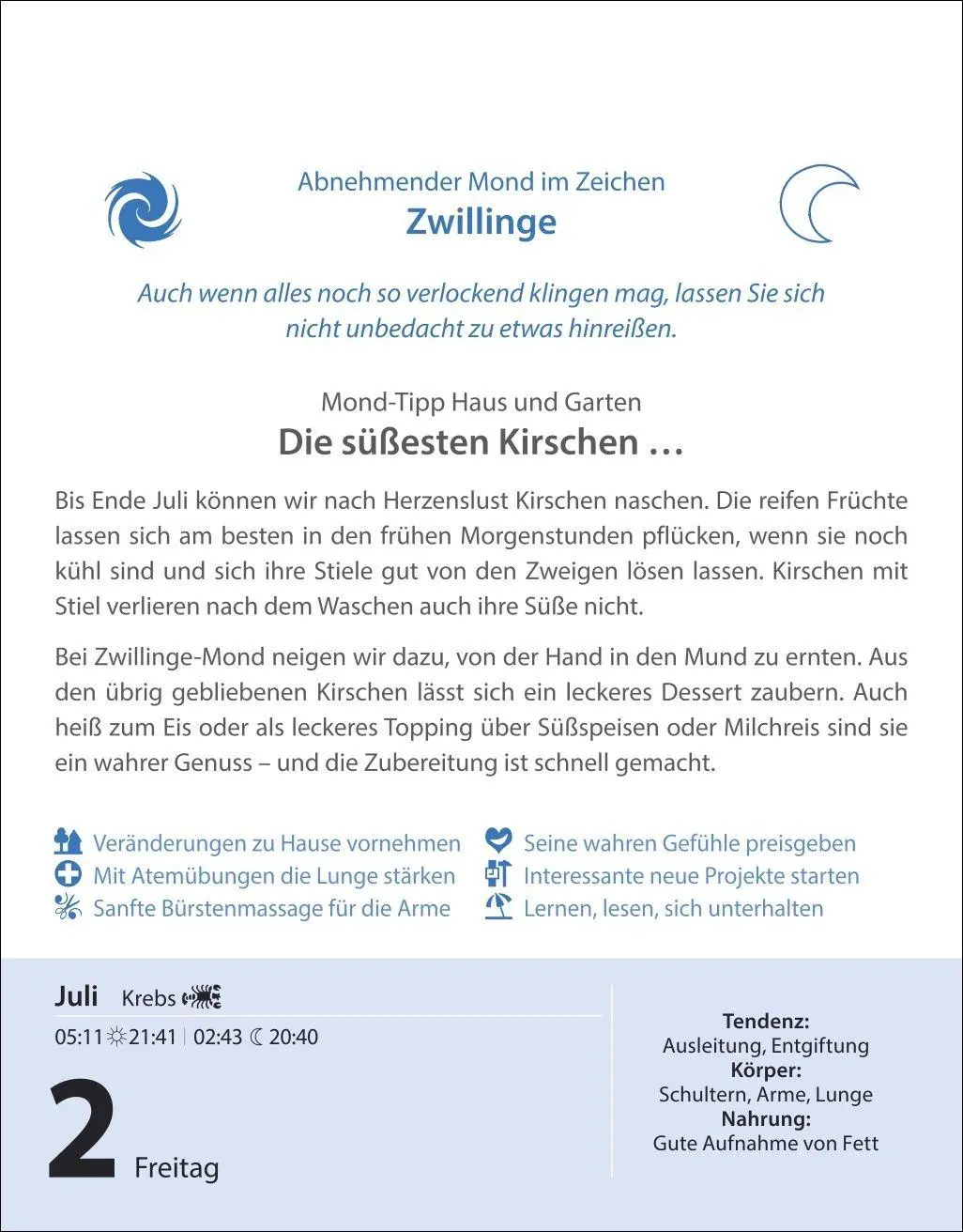 Bild: 9783840038822 | Leben mit dem Mond Tagesabreißkalender 2027 - Praktische Tipps Tag...